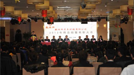  巍雅斯名表眼镜有限公司2013年终总结暨表彰大会顺利召开