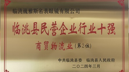 2023年度临洮县民营企业商贸物流行业10强